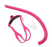 Tixiyu Boccaglio Frontale per Allenamento di Nuoto con Boccaglio in Silicone Resistente per il Bilanciamento del Corpo, Archetto Regolabile per Diversi Utenti, (Rosso)