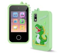 Tixiyu Camera Digitale per Bambini 1080p HD 48 MP Videocamera Digitale Portatile con Design Giocattolo per Dinosauri a Schermo IPS da 2,8 Pollici per Ragazzi di 3-12 Anni (Verde)