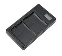 Tixiyu Caricabatteria Preciso EN-EL14 Caricabatterie Doppio Durevole con Display LCD per DC 5V 2A 10W per Ricarica Interna e Auto in Plastica