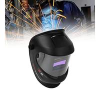 Tixiyu Casco per Saldatura Ad Oscuramento Automatico Solare per Lenti con Cappuccio per Saldatore Elettrico, Elevata Resistenza Al Calore per Saldatrice