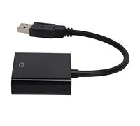 Tixiyu Cavo Adattatore Convertitore da USB 3.0 a VGA Ad Alta Definizione 1080P per PC Portatili, Monitor, TV Materiale ABS Durevole (#1)