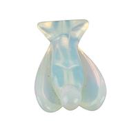Tixiyu Ciondolo in Unico a Forma di Angelo Realizzato a Mano per la Pace della Mente e la Concentrazione, Regalo in Pietra Naturale, Alto 50 Mm, per la Pratica della Meditazione (50.00)