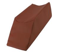 Tixiyu Cuscini per L'elevazione delle Gambe Comodo Cuscino a Cuneo in Schiuma di Supporto Migliore qualità del Sonno per la Lettura del Sonno Rilassante Spugna in Pelle Marrone (50 * 20 * 15 cm)