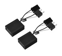 Tixiyu Decoder Anti-sfarfallio per Luci per Auto Durevoli in Lega di Alluminio Decoder per Fari a LED da 2 Pezzi