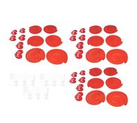 Tixiyu Decorazione con Bandierine a Forma di Cuore in PVC per Un'atmosfera Dolce e Romantica, Perfetta per San, Anniversario di Matrimonio, Fidanzamento, Realizzata in PVC Come Mostrato Nelle