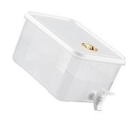 Tixiyu Dispenser per Bevande in Plastica da 3,5 Litri Elegante Aspetto Dorato Promemoria Tempestivi per Acqua Dolce