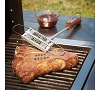 Tixiyu Kit di Ferro per Branding per Barbecue Set di Strumenti per Carne Personalizzato per gli Appassionati di Creativa 55 Lettere Modificabili per Un'esperienza di Grigliata Fai-da-te (Colore