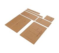 Tixiyu Modello per Modelli in Pelle Strumento da Taglio Preciso per Borsa a Tracolla Fai-da-te Realizzazione di 7 Modelli in Acrilico