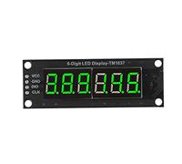 Tixiyu Modulo Display Digitale a LED Verde da 0,36 Pollici con IC Driver TM1637 a 6 Bit e 7 Segmenti per Progetti Fai-da-te