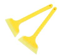 Tixiyu Pala da per Tendine di Manzo Morbido Resistente Alle Basse Temperature Strumento per la Rimozione Rapida del Ghiaccio Dal Parabrezza Dell'auto e Dalle Porte in Vetro Set di 2