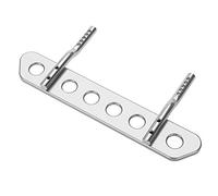 Tixiyu Piastra Pedale Laterale Elegante per Auto RC in Lega di Alluminio per Cingolato Elettrico Axial SCX10, Aggiornamento Durevole per Parti e Accessori di Veicoli Modello RC (SCX0030S argento)