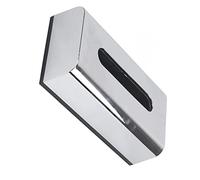 Tixiyu Portatovaglioli Contenitore Elegante Organizer per Fazzoletti Placcati, Design Confortevole Argento 9,4x5,3x2,8 Pollici