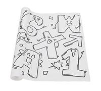 Tixiyu Rotolo da Disegno per Bambini, Facile da Attaccare, con Numeri e Lettere, Lungo 3, e Largo 11,8 Pollici