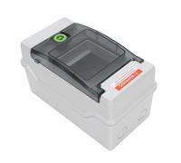 Tixiyu Scatola Interruttore Automatico a Prova di Pioggia IP66 a 4 Vie per Pannello di Distribuzione Dell'energia Solare Materiale Esterno per Interni ABS PC 7,87 X 4,21 X,49 Pollici