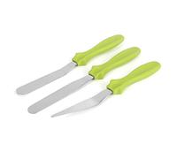 Tixiyu Set di 3 Spatole per Crema per Torte in Acciaio Inossidabile, Riutilizzabili e Robuste, per Decorare Torte Fatte in Casa, Regalo per gli Amanti delle per Marmellata (#3)