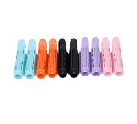 Tixiyu Set di Clamp/Holder Precise per la Radice dei Capelli, Rulli Morbidi e Arriccianti Rapidi per Capelli Alla Moda, 10 Pezzi per L'uso Quotidiano