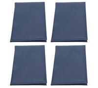 Tixiyu Set Porta Passaporto in Pelle PU, per Carte Resistente All'acqua, 4 Pezzi per Carte d'identità e Passaporti, Regalo Affascinante (Blu scuro)