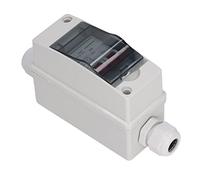 Tixiyu Sezionatore Solare Fotovoltaico Interruttore Automatico Miniaturizzato CC Impermeabile per di Rete Solare, Interruttore Isolatore CC Fotovoltaico IP65 per Pannello, 500 V (63A)