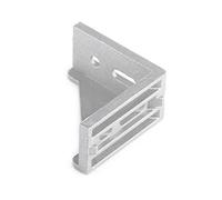 Tixiyu Staffe Angolari Ad Angolo Retto Resistenti in Alluminio per Rinforzare Porte, Finestre, mobili. Confezione da 5 Dispositivi di Fissaggio per Tutore da 58x58 Mm per Progetti Fai-da-te