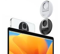 Tixiyu Supporto Magnetico per Anello per Telefono, Altezza Regolabile, Design Semplice per 14, Materiali Durevoli per Laptop, Acciaio (#1)