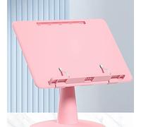 Tixiyu Supporto per Libri da Scrivania Multiuso per Rilassare le Spalle e Coltivare Buone Abitudini di Lettura per i Bambini (Rosa)