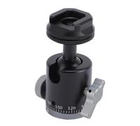 Tixiyu Supporto per Testa Sferica per Fotocamera con Manopola di Bloccaggio Preciso della Slitta Fredda per Fotocamere Mirrorless