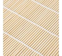 Tixiyu Tappetino per Sushi in bambù Leggero e Resistente per la Famiglia, Set di 3 Strumenti per Preparare il Sushi, Tappetino per in bambù Naturale Sicuro per Principianti (3 pezzi)