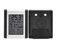 Tixiyu Termometro Digitale Igrometro Touch Screen Ad Alta Precisione Elettronico Misuratore di Umidità e Temperatura per Camera da Letto Soggiorno Cameretta per Bambini ABS 2,5x0,6x3,0 Pollici