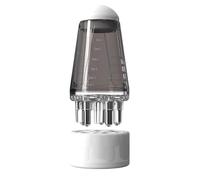 Tixqeaif 2 Pezzi Pettine Liquido Applicatore per Cuoio Capelluto Pettine Portatile per Massaggio del Cuoio Capelluto con Dispositivo per la Cura Dei Capelli con Olio A Sfera Rotante, Grigio