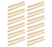 Tixqeaif 24 Pezzi Sussidi Didattici Musicali per Bambini Set Bacchetta Ritmica Orff Strumento A Percussione Bacchetta Ritmica