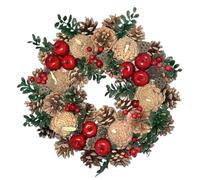 Tixqeaif Ghirlanda di Natale, Decorazioni per Anelli di Candele, Decorazioni per Feste di Matrimonio, Soggiorno, Tavolo da Pranzo, Espositori per Le Vacanze