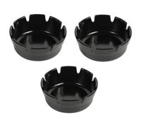 Tixqeaif Set da 3 Pezzi di Posacenere Anticaduta e Infrangibili, Perfetti per Bar/Ristoranti, Durevoli e Impilabili