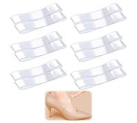 tiyiyok lacci trasparenti, tacchi alti lacci anti allentati, accessori, rimovibili, trasparenti, invisibili per scarpe sciolte, ciabatte con tacchi da ballo