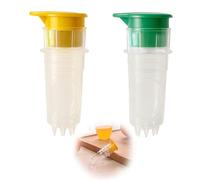 tiyiyok Set di 2 Spremiagrumi Manual, Spremi Limone Manuale con Pratico Beccuccio, Spremi Lime e Agrumi Freschi, Tappo a Vite Ermetico, Spremiagrumi Manuali Limone per Cucina, Bar, Ristorante