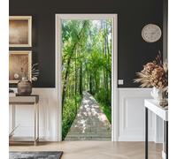 Tizhweqo Adesivi per Porte Interne Paesaggio Adesivo Porta 3D Paesaggio Murale Decorazione da Parete Poster per Soggiorno Camera da Letto Autoadesiva Carta da Parati 80x210 4458a
