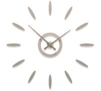 Tiziano orologio da parete componibile numeri adesivi tortora 122cm