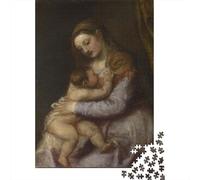 Tiziano Puzzle Di Legno, opere d'arte famose nel mondo Puzzles Impegnativi, Rompicapo arte, Per Adulti E Adolescenti Regali, Impegnativo Puzzles museo, 1000 Pcs