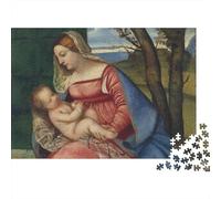 Tiziano Rompicapo,Puzzle arte, Puzzles museo Per Adulti, Jigsaw Puzzles, Impegnativo Puzzle Di Legno opere d'arte famose nel mondo, Stampa A Colori 1000 Pcs