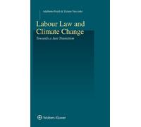Tiziano Treu Adalberto Perulli Labour Law and Climate Change (Copertina rigida)