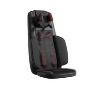 TIZYFF Massaggiatore per schiena e collo, idea regalo, sedile massaggiante, sedia per massaggio shiatsu con calore e vibrazioni, per collo, schiena, spalle, uso a casa e in ufficio, nero