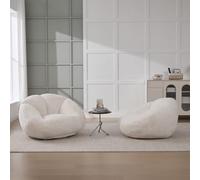 TIZZ Divano in morbido peluche non rimovibile, non è necessario alcun montaggio, perfetto per il soggiorno, il salotto o la camera da letto