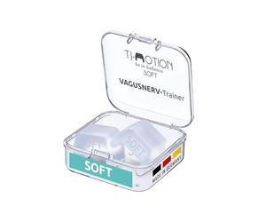 TJ-Motion be in balance - SOFT - Rilassamento della mascella e allenamento VAGUS - Supporto ottimale per disagio nella mascella, spalle, collo, schiena, paure 2 pezzi e scatola per il trasporto