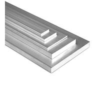 TJ Profilo Alluminio Piatto 30x2mm - Lunghezza 1m, Robusto e Durevole per Uso Versatile Interno ed Esterno, Resistente alla Corrosione