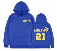 TJ-Sheenbo Gracie Abrams 21 Felpa con cappuccio a girocollo con stampa, a maniche lunghe, casual, unisex, Blu, M
