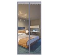 TJDWPRRD Candera Chiara con Chiusura Magnetica Porte a Schermo di Partizione Trasparente Impermeabile Resistente per Patio della Camera da Letto in Cucina Apertura a Doppia Faccia,A,74.8x94.49in
