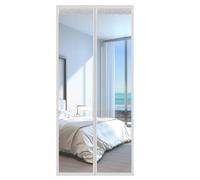 TJDWPRRD Cantamento della Porta della Casa del Patio Trasparente,Schermata delle Porte Partizione Isolato Chiaro Coperchio Magnetico Sala da Pranzo Camera da Letto,A,31.5x90.55″