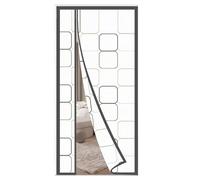 TJDWPRRD Copriporta Termico per Porta della Camera da Letto Tenda per Porta in Plastica con Chiusura Magnetica Mantiene Caldo in Inverno Fresco in Estate Porte a Zanzariera,A,190x240cm