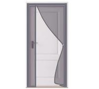 TJDWPRRD Netto Porta a Schermo Magnetico per Porta Scorrevole del Patio Partizione All'aperto Maglia Camera da Letto Tende Chiusura Automatica per Porta Destra Sinistra,Grigio,3.61x7.54ft