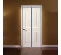 TJDWPRRD Porta a Schermo Magnetico per Porta Scorrevole Cucina Cande Porta Trasparente per Camera Letto Trasparente Apertura a Doppia Faccia Coperchio Partizione Interno Soggiorno,A,43.31x90.55″