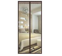 TJDWPRRD Porta con Zanzariera Magnetica Isolata Termicamente Tenda per Porta per Portico Copertura Divisoria per Pannello Trasparente per Esterni Schermo di Apertura Fronte-Retro,A,120x230cm